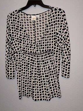 Max Studio Babydoll Top Size L